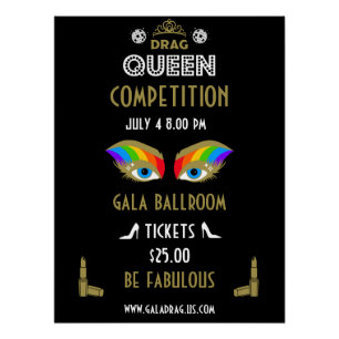 Drag Queen Competion Poster