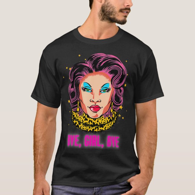 Drag Queen Doll Drag Queen Face Graphic Drag T-Shirt (Front)