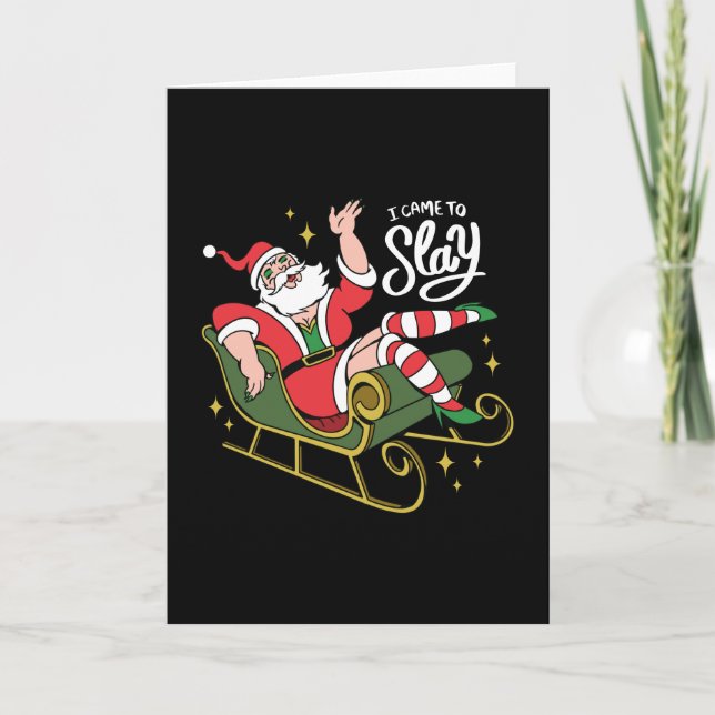 Drag Queen Santa Card (Front)
