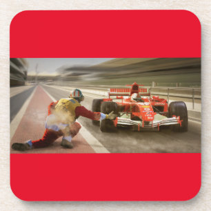 Drag Racing coasters.  Set of six. Coaster