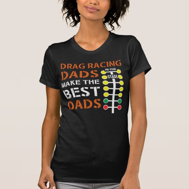 Drag Racing Dad Mechanic Dragster Daddy Racer T-Shirt (Front)