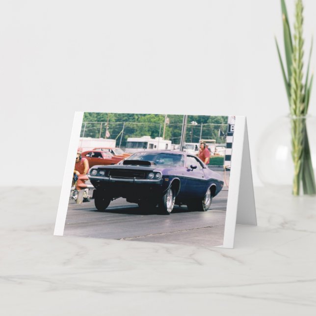 Drag Racing Holiday Card (Front)