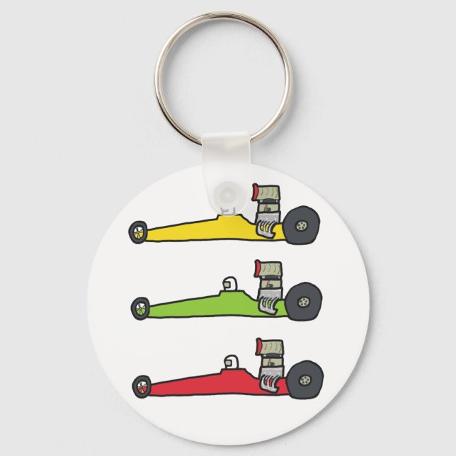 Drag Racing Key Ring (Front)