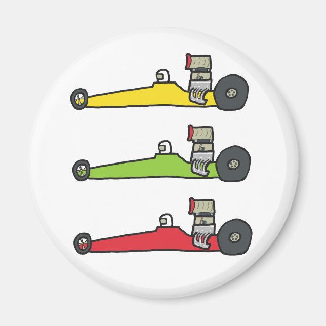 Drag Racing Magnet (Front)
