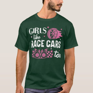 Drag Racing Race Car Girl Girls retro T-Shirt