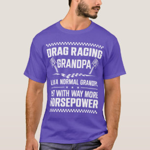 Drag Racing Race Car Grandpa boy T-Shirt