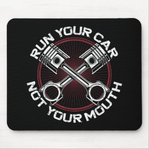 Drag Racing Race Car Vintage Run Your Car Not Your Mouse Pad