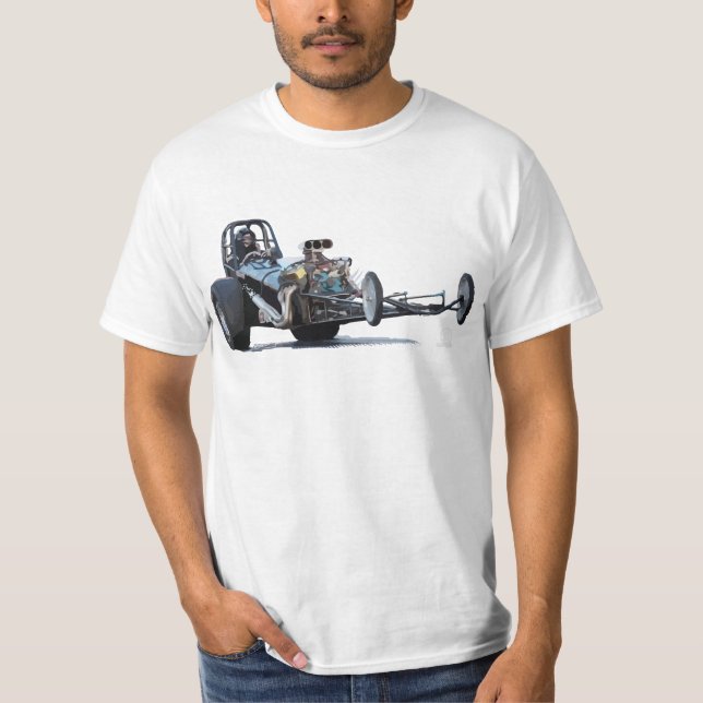 Drag Racing & Vintage Dragsters T-Shirt (Front)
