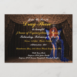 Drag Show Custom Invitations
