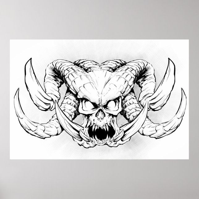 Dragenoth Demon Skull Lord Poster (Front)