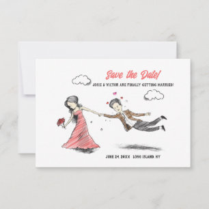 Dragging Him To The Altar Save the Date