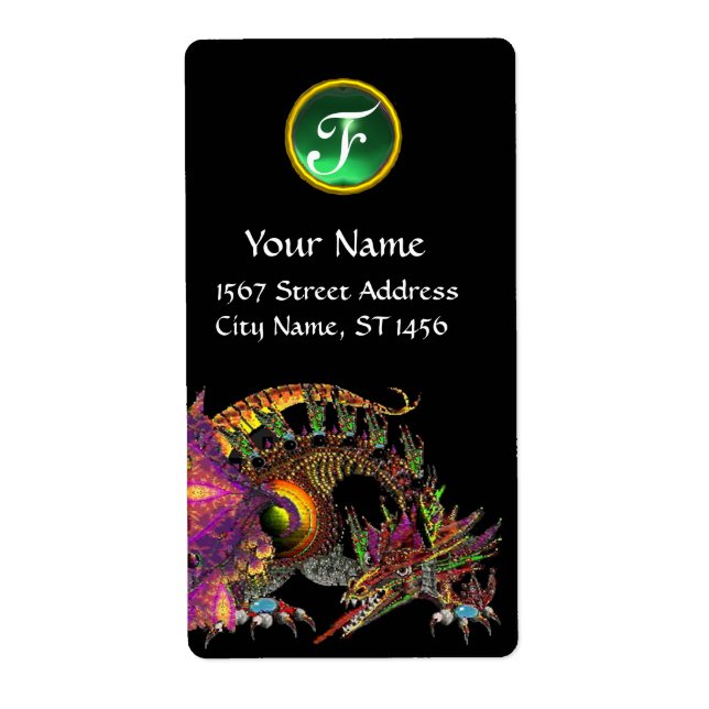 DRAGO , Green Jade Monogram (Front)