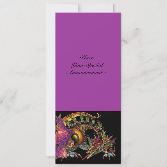 DRAGO violet purple black Announcement (Front)