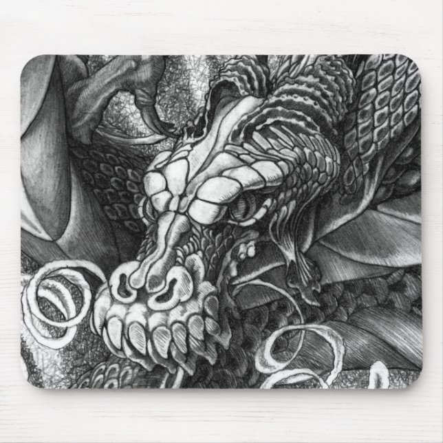 dragon03mousepads150ppi9.25''_7 mouse pad (Front)