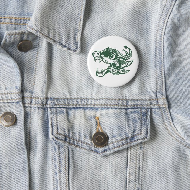 dragon 6 cm round badge (In Situ)