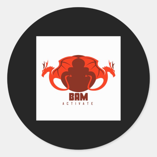 Dragon Activate Sticker  (Front)