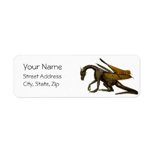 Dragon Address Label Return Address Label