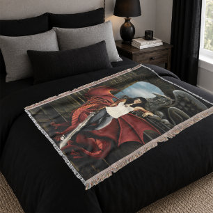 Dragon Adventure Begins Throw Blanket