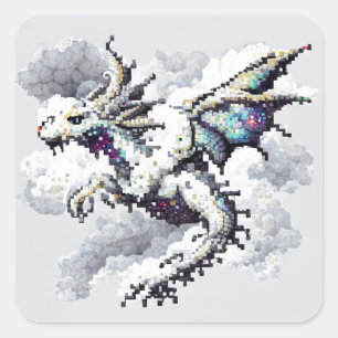 Dragon Air Elemental Square Sticker