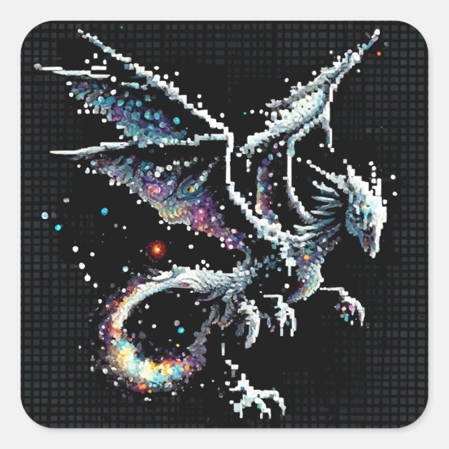 Dragon Air Elemental  Square Sticker (Front)