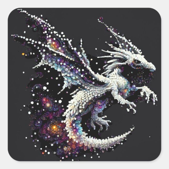 Dragon Air Elemental  Square Sticker (Front)