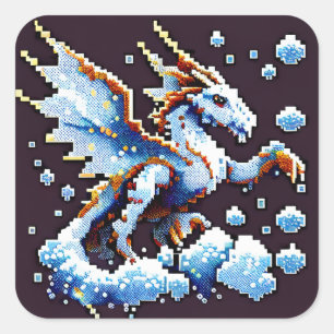 Dragon Air Elemental  Square Sticker