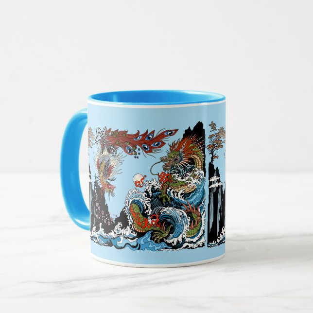 Dragon and Feng Huang. Illustration by Insima Mug (Front Left)