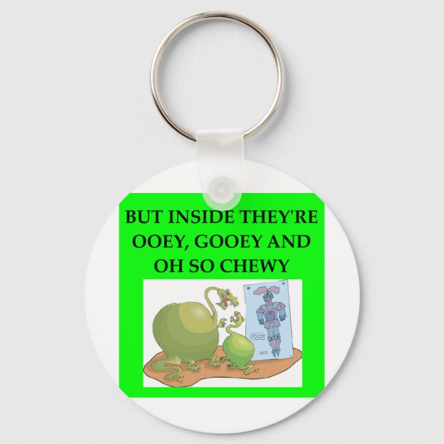 DRAGON and knight Key Ring (Front)