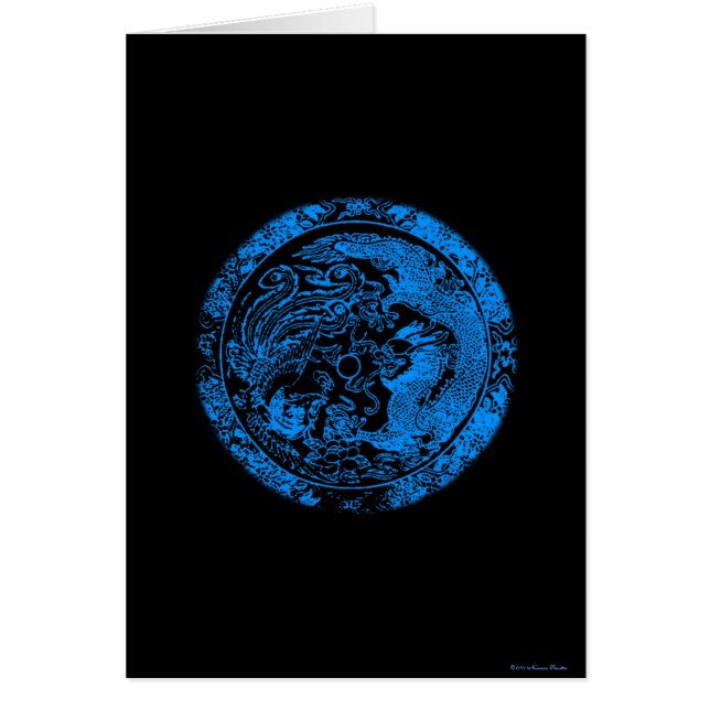 Dragon and Phoenix Card (Front)