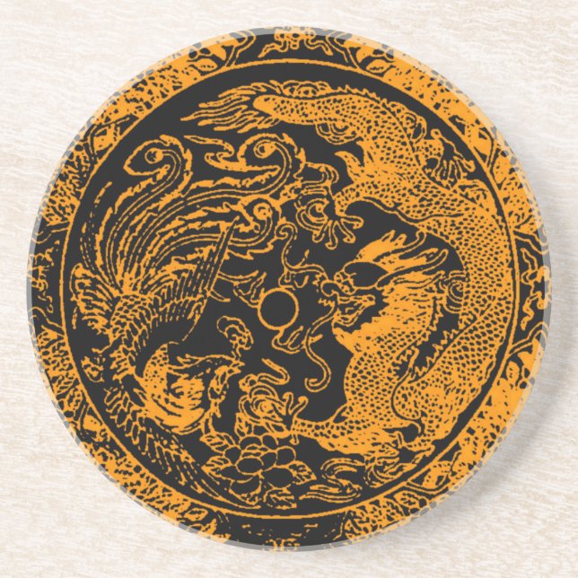 Dragon and Phoenix Coaster (Front)