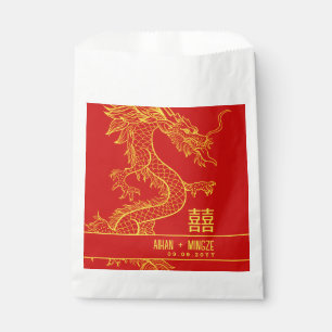 Dragon and Phoenix   Double Happiness Favour Bag