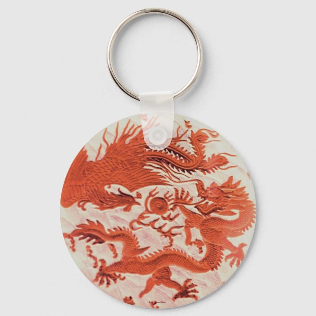 Dragon And Phoenix Keychain (Front)
