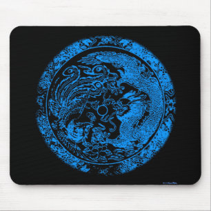 Dragon and Phoenix Mousepad