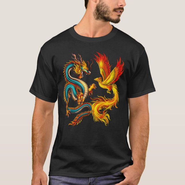 Dragon and Phoenix T-Shirt (Front)