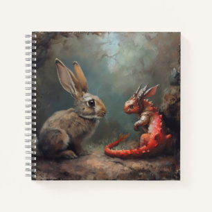 Dragon and Rabbit Fantasy Notebook