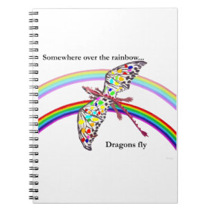 Dragon and Rainbow Notebook