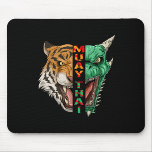 Dragon And Tiger Head - Muay Thai And Kickboxing G Mouse Pad