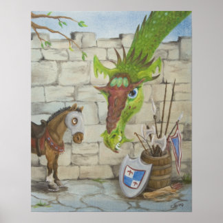 Dragon and War Horse Poster
