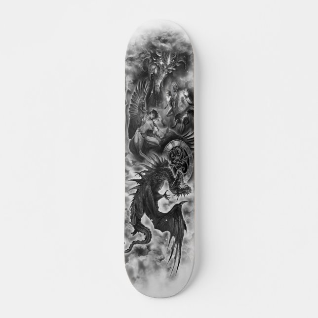 Dragon Angel Fantasy Deck Skateboard (Front)