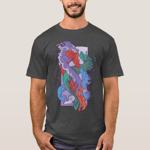 Dragon Anime Japanese Japan Asian Vintage  T-Shirt