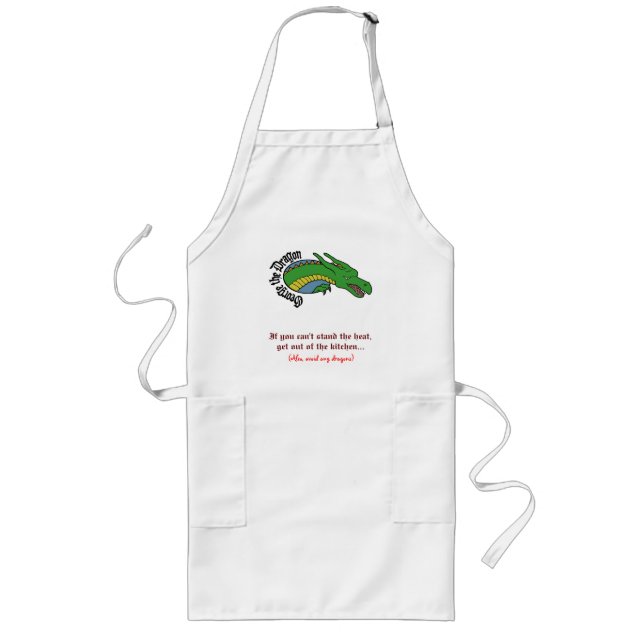 Dragon Apron.. Long Apron (Front)