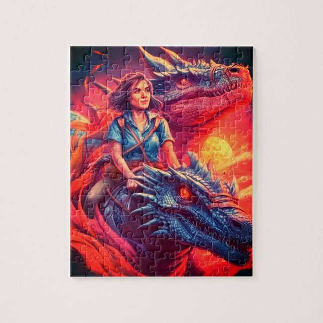 Dragon Art Jigsaw Puzzle (Vertical)