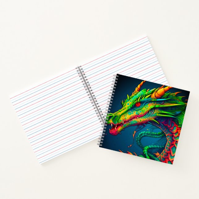 Dragon Art Notebook (Inside)