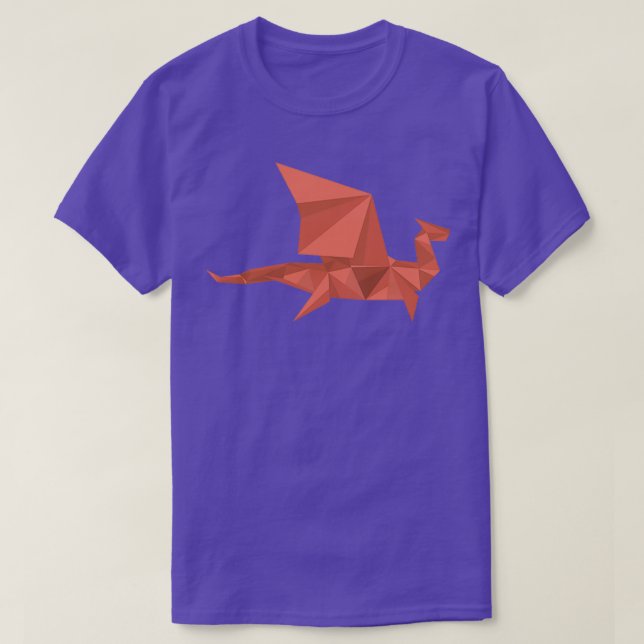 Dragon Art origami T-Shirt (Design Front)