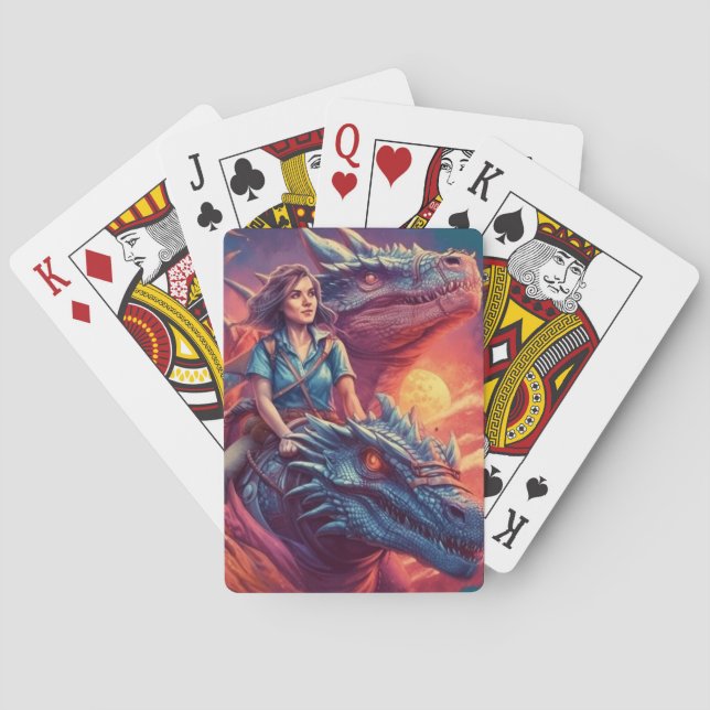 Dragon Art Playing Cards (Back)