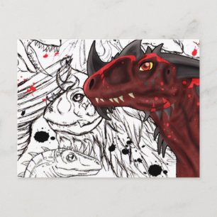 Dragon Art Postcard
