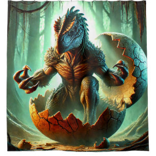 Dragon Art Shower Curtain