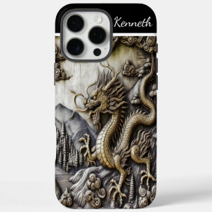 Dragon Ascending Mountain iPhone 16 Pro Max Case