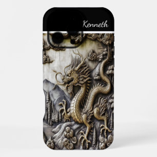 Dragon Ascending Mountain iPhone 16 Pro Max Case