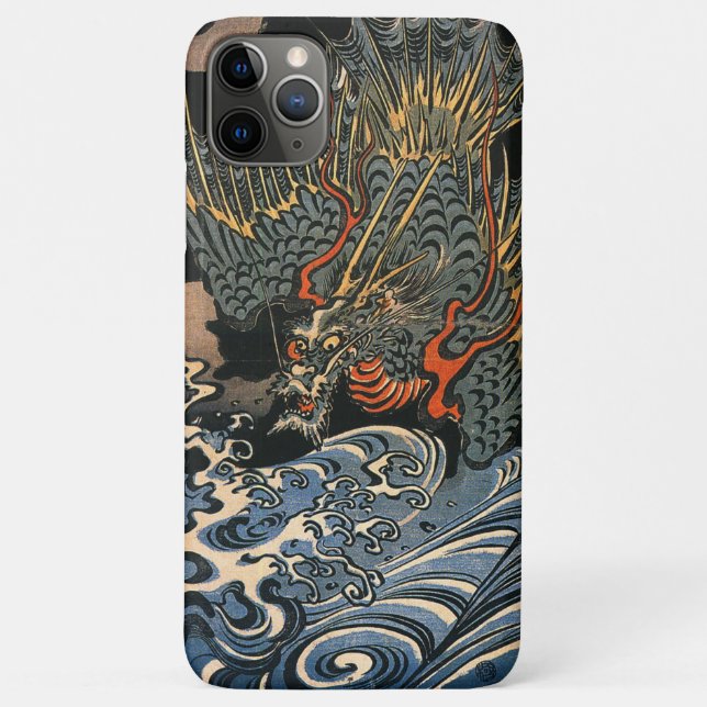 Dragon at Sea Japanese Art Case-Mate iPhone Case (Back)